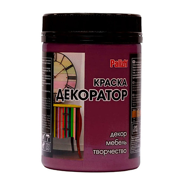 Краска-колер Palizh Декоратор акриловая №109 баклажан 0.32 кг