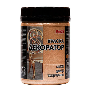 Краска-колер Palizh Декоратор акриловая №180 бронза 0.25 кг