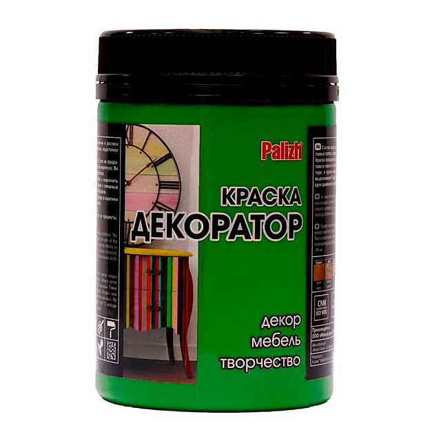 Краска-колер Palizh Декоратор акриловая №131 зеленый 0.32 кг