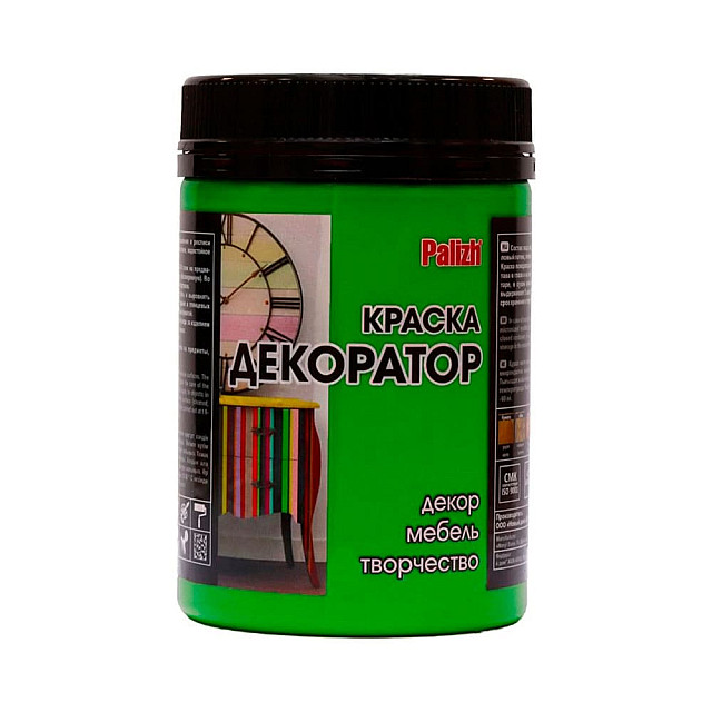 Краска-колер Palizh Декоратор акриловая №115 зеленый сад 0.32 кг
