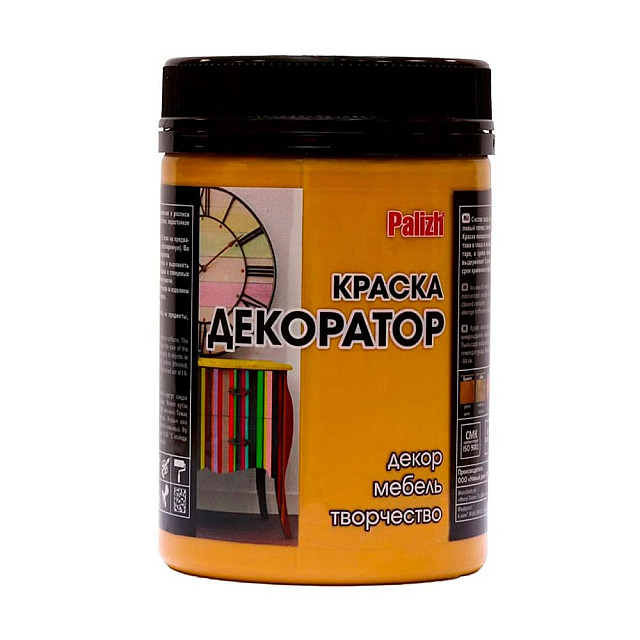 Краска-колер Palizh Декоратор акриловая №102 золотой шар 0.32 кг