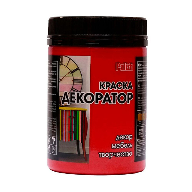 Краска-колер Palizh Декоратор акриловая №129 красный 0.32 кг