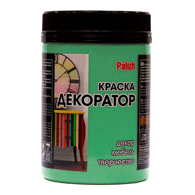 Краска-колер Palizh Декоратор акриловая №140 нефрит 0.32 кг