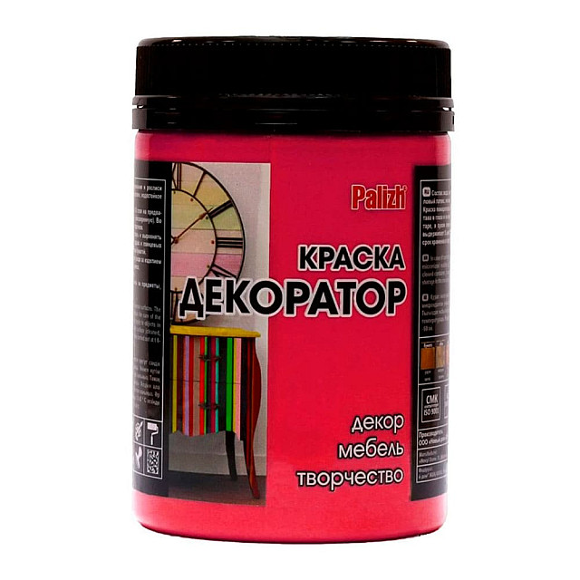 Краска-колер Palizh Декоратор акриловая №107 рубин 0.32 кг