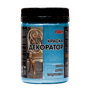 Краска-колер Palizh Декоратор акриловая №176 синий металлик 0.25 кг