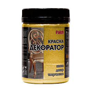 Краска-колер Palizh Декоратор акриловая №177 сусальное золото 0.25 кг