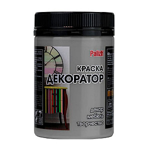 Краска-колер Palizh Декоратор акриловая №122 темно-серый 0.32 кг