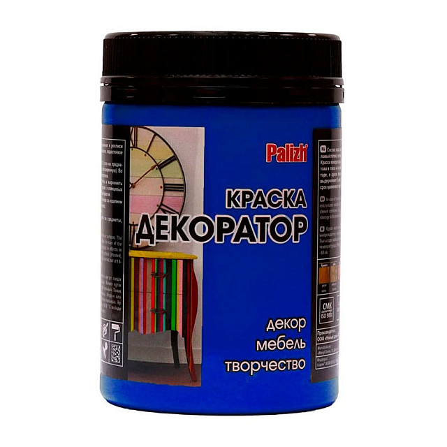 Краска-колер Palizh Декоратор акриловая №133 ультрамарин 0.32 кг