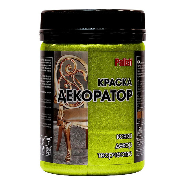 Краска-колер Palizh Декоратор акриловая №157 хризолит 0.25 кг