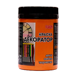 Краска-колер Palizh Декоратор акриловая №105 ярко-оранжевый 0.32 кг