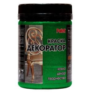 Краска-колер Palizh Декоратор акриловая №158 малахит 0.25 кг