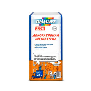 Декоративная штукатурка Diamant 220 К 25 кг