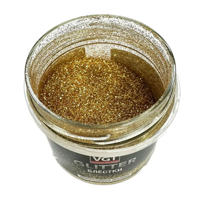 Блестки VGT Pet Glitter золото 0.05 кг