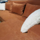 Диван угловой Savlukov Manhattan Белкрафт Escada 151 Brick 2.80*1.85 м