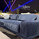 Диван Savlukov Galaxy Мебельтекс Genesis 15 Deep Blue 2.45*1.02 м