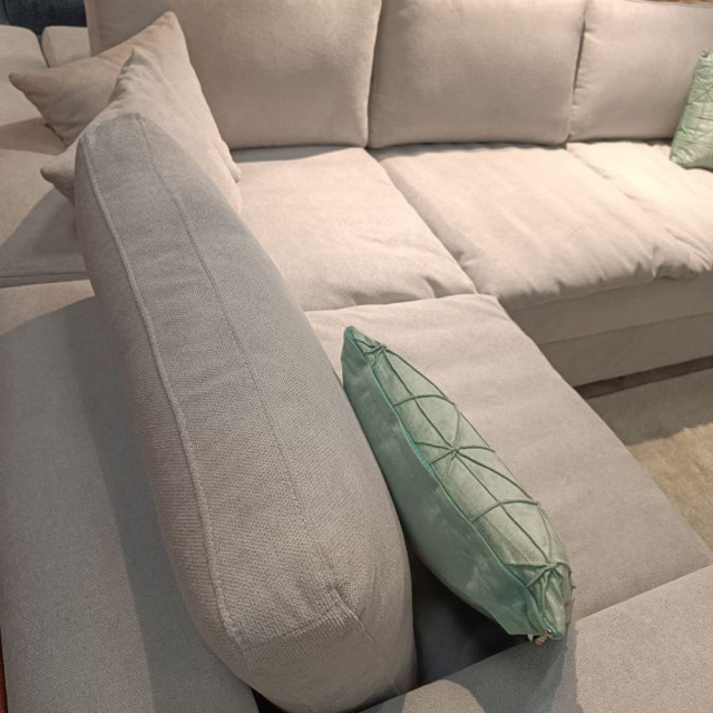 Диван угловой Savlukov Чикаго Belkraft Piano 16 Light Grey 2.80*2.06 м