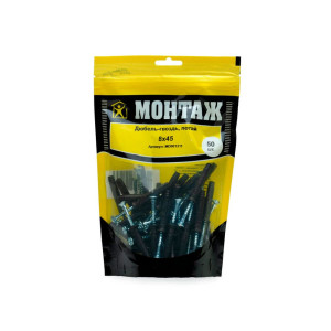 Дюбель-гвоздь Монтаж MD001311 8*45 мм потай 50 шт