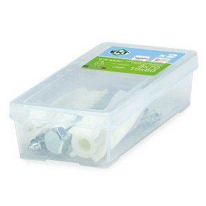 Дюбель для пенобетона 10*60 мм и саморез с 6-гранной головкой 8*70 мм ЕКТ B009402 2 шт