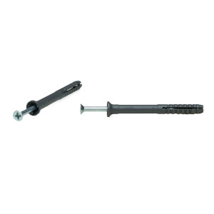 Дюбель быстрого монтажа ЕКТ B009140 6*60 мм с гвоздевым шурупом потай 10 шт