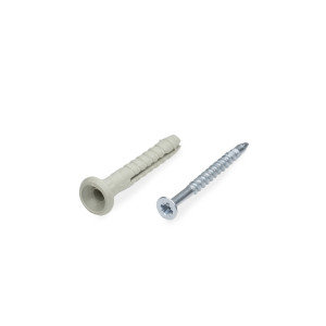 Дюбель быстрого монтажа ЕКТ B009127 6*40 мм с гвоздевым шурупом гриб 50 шт