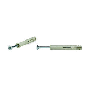 Дюбель быстрого монтажа ЕКТ BW000013 8*45 мм с гвоздевым шурупом потай нейлон 100 шт