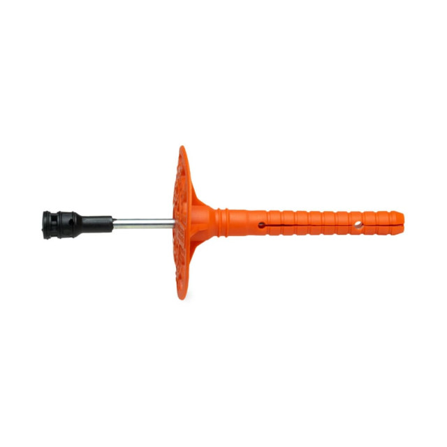 Дюбель тарельчатый ЕКТ VE012848 10*90 мм со стальным гвоздем и термоголовкой DTI-10 450 шт