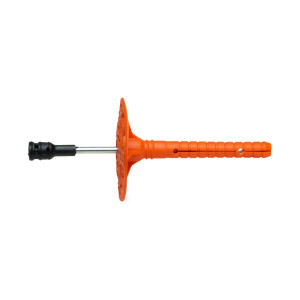 Дюбель тарельчатый ЕКТ VE012848 10*90 мм со стальным гвоздем и термоголовкой DTI-10 450 шт