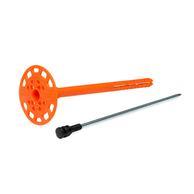 Дюбель тарельчатый ЕКТ VE012850 10*160 мм со стальным гвоздем и термоголовкой DTI-10 10 шт