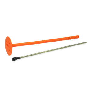 Держатель теплоизоляции ЕКТ B010145 10*220 мм со стальным гладким гвоздем с термо-заглушкой DTM-N + GT-MT 400 шт