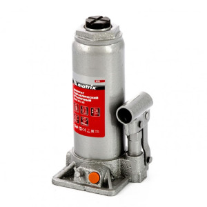 Домкрат гидравлический Matrix 50766 бутылочный 8 т высота подъема 230-457 мм