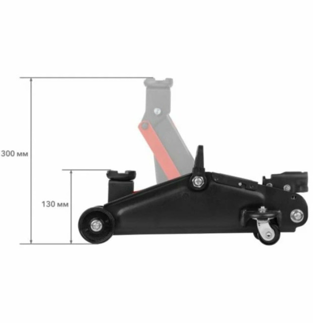 Домкрат подкатной Startul Auto ST8014-03 h300 2 т