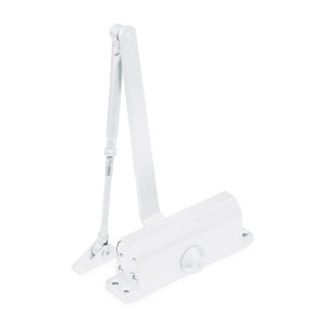 Доводчик дверной Notedo DC-080 гидравлический 60-120 кг белый