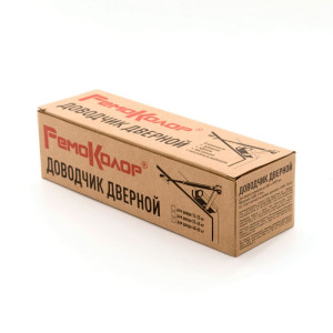 Доводчик дверной Remocolor 41-5-017 40-60 кг коричневый