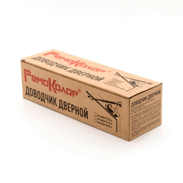 Доводчик дверной Remocolor 41-5-018 40-60 кг серебро