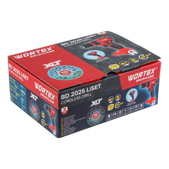 Дрель-шуруповерт Wortex BD 2025 LiSET ALL1 XLT SOLO аккумуляторный