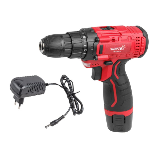 Дрель-шуруповерт Wortex LX BD 1213-1 аккумуляторная
