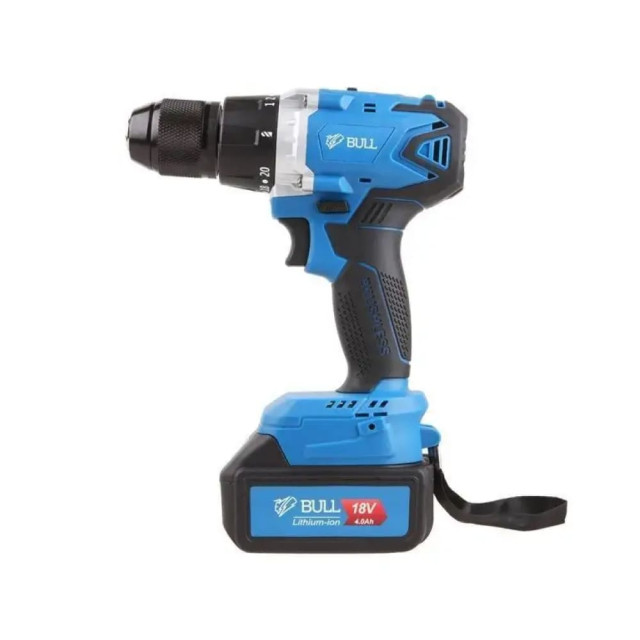 Дрель-шуруповерт Bull SR 1802 XLTpro 04040329 аккумуляторный в чемодане