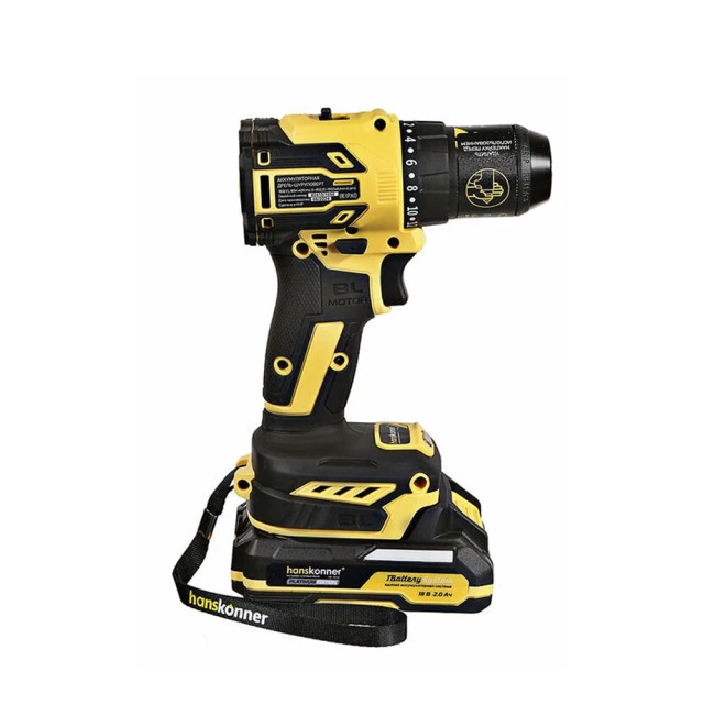 Дрель-шуруповерт Hanskonner 1BatterySystem HCD2065C аккумуляторная