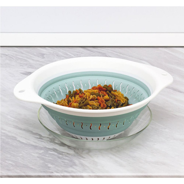 Дуршлаг Idea Флекс М 1128 складной морская волна