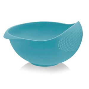 Дуршлаг Elfplast 531 для риса малый серо-голубой