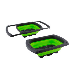 Дуршлаг на раковину Mallony Frutti 60 007352 38.5*25*12 см складной выдвижные ручки