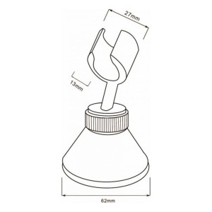 Держатель для душевой лейки AV Engineering AVSSS-054