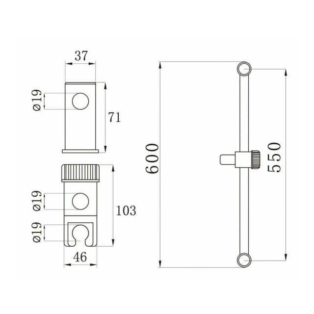 Душевая стойка AV Engineering AVSSS-028