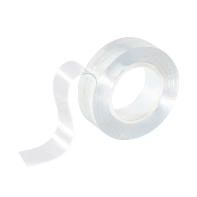 Нано-скотч Park двусторонний клейкий многоразовый прозрачный 3 м