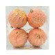 Набор шаров Калядны час Rose Gold O5330-41 8 см 4 шт