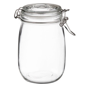 Банка для сыпучих продуктов Perfecto Linea Wecker 34-100111 стеклянная 1000 мл