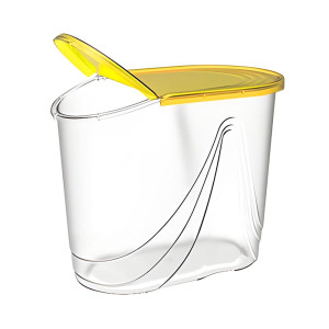 Емкость для сыпучих продуктов Berossi Wave ИК 34555000 лимон 1.5 л