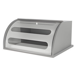 Хлебница Berossi Mulin ИК 23760000 серебро прозрачный