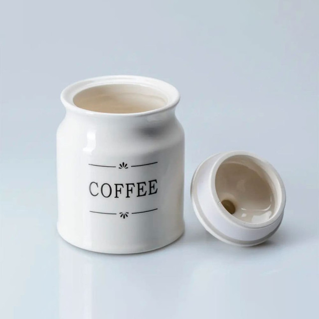 Банка для сыпучих продуктов Fresca Бельфор Coffee QC23A410C код 277780 керамическая 700 мл