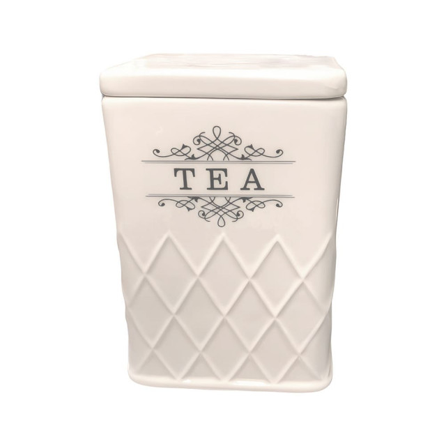 Банка для сыпучих продуктов Home Line Орлеан Tea HC21B25T код 256372 керамическая 1200 мл